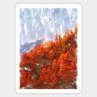 Scenic San Vigilio Autumn Mood Italy Sticker